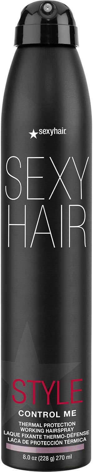 SexyHair Style Control Me Thermal Protection Working Hairspray | Up to 72 Hour Hold | Heat Protection | All Hair Types