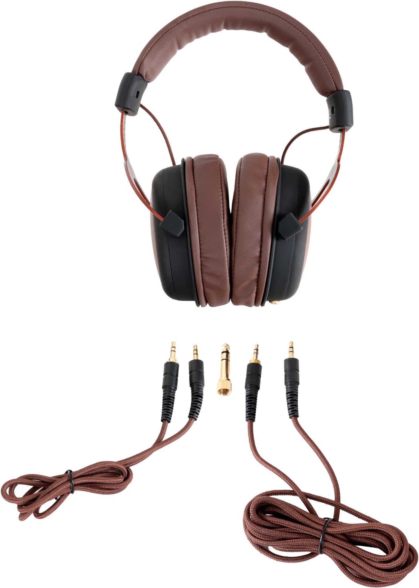 Pronomic KH-6093 KU Auriculares de Estudio Cobre/Marrón, 3 mm, Peso: 285 g | Auriculares cerrados Over-Ear con gran comodidad, Impedancia nominal: 60 ohmios, Sensibilidad: 98 dB (± 3 dB), 3 mm