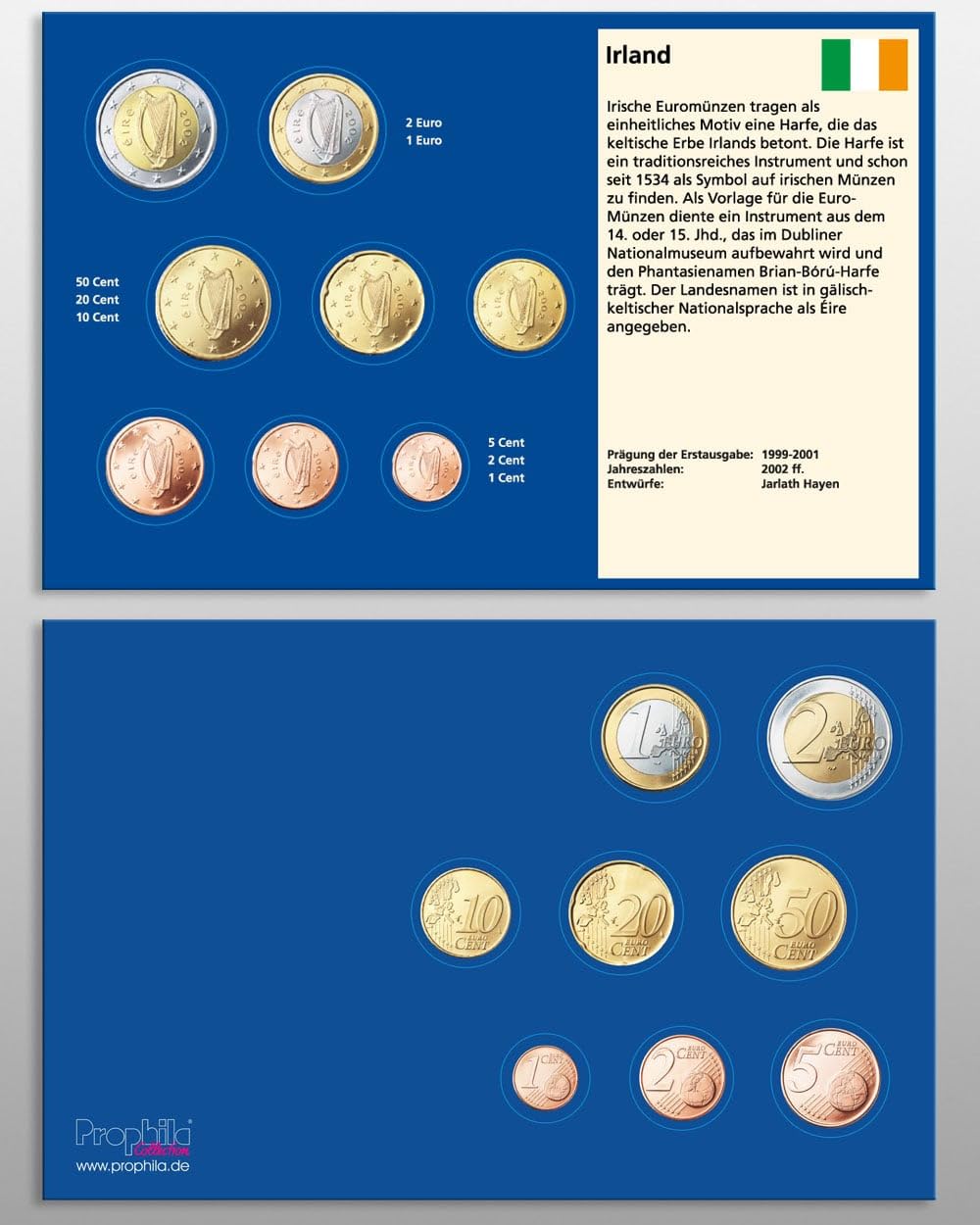 Prophila Collection 100 tacek na monety Irlandia