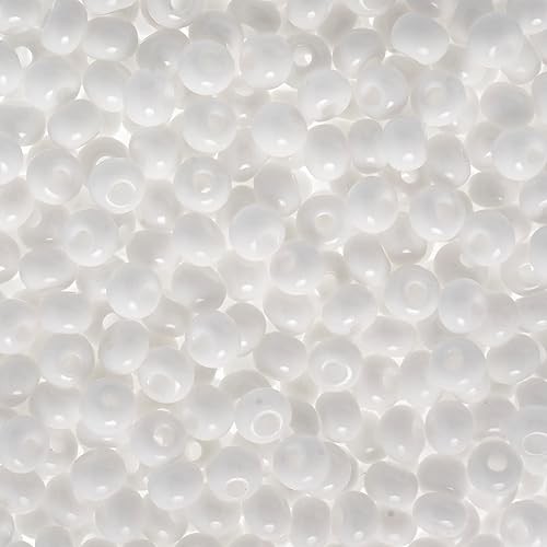 Miniatura 79 de John Bead Czech Glass Seed Beads 6/0 Ruby Silver Lined Beads for Jewelry Making Crafts, 23g Vial