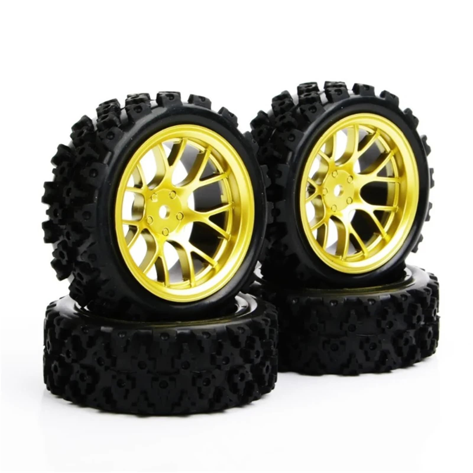 para Racing 1:10 Llanta Rueda Neumáticos Goma 4 Uds con Desplazamiento 6mm 12mm Hexagonal Vehículos Todoterreno Modelo PP0487 Accesorios sobre Orugas RC Coche NeumáTico Piezas