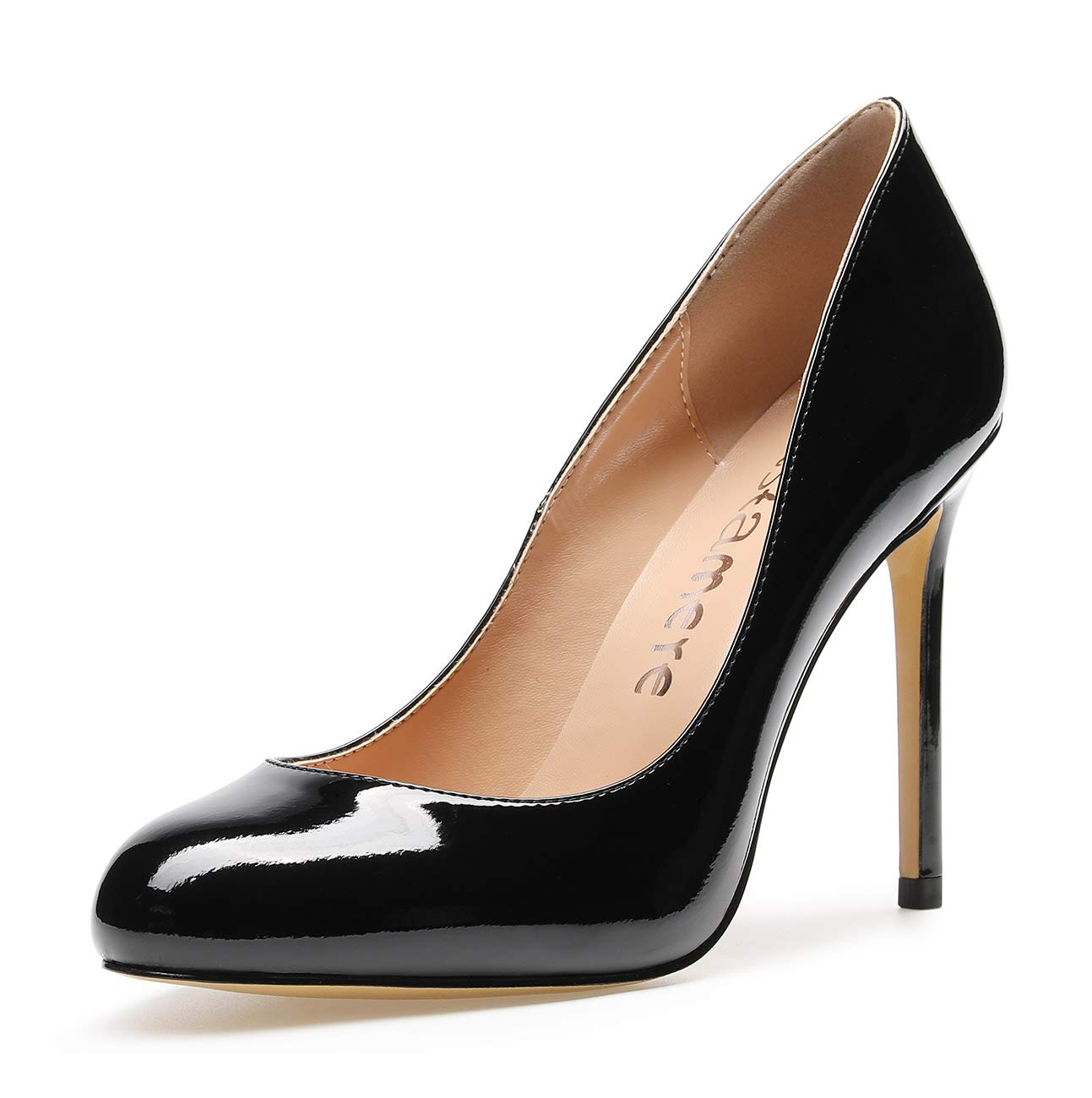 Castamere Zapatos de Tacón Mujer Punta Redonda Tacón de Aguja 10 CM Tacón