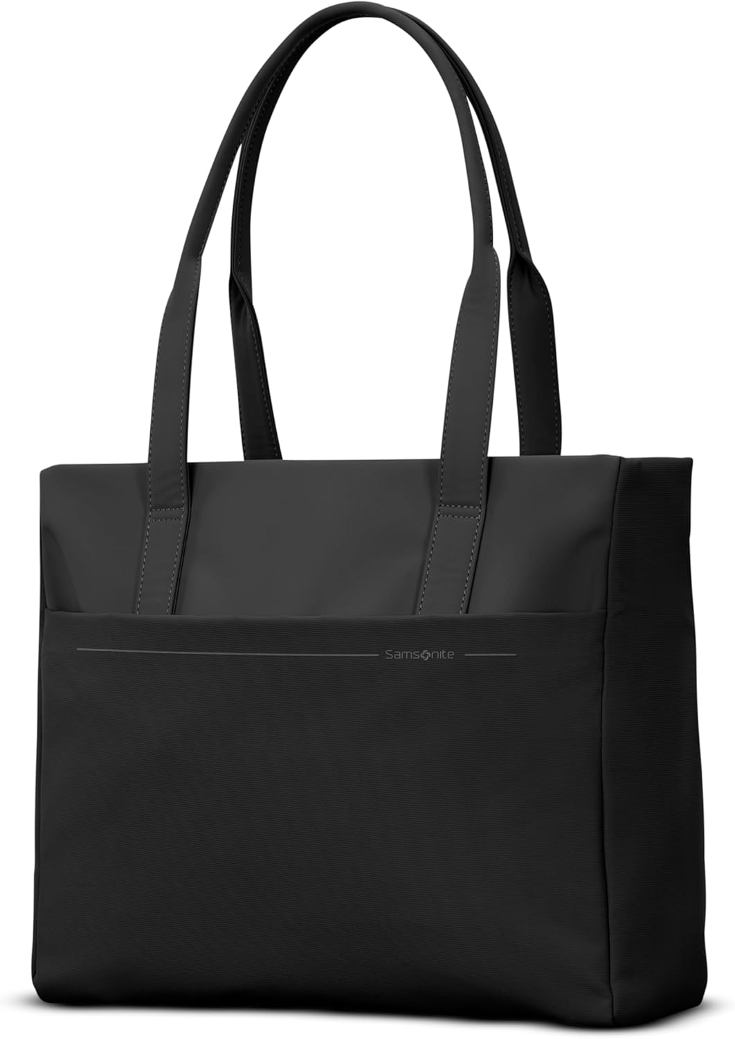 Samsonite Better Than Basics Tote Bag - Soft Touch Bail Handles - StackIt™ Strap Designed For Luggage Trolley Handle - Black