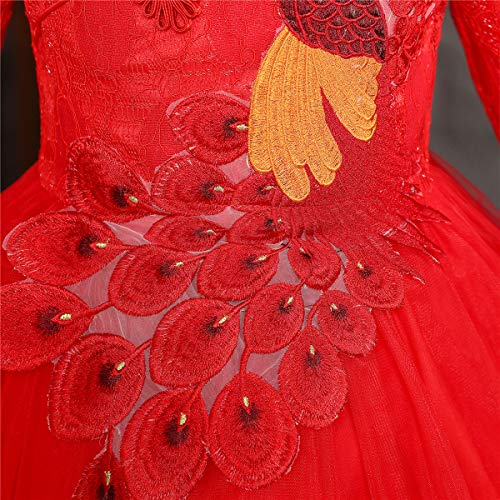 Girls Chinese Cheongsam Qipao Dress, Kids Traditional Oriental Asian Retro Embroidery Princess Party Tutu for 3-12 Years4