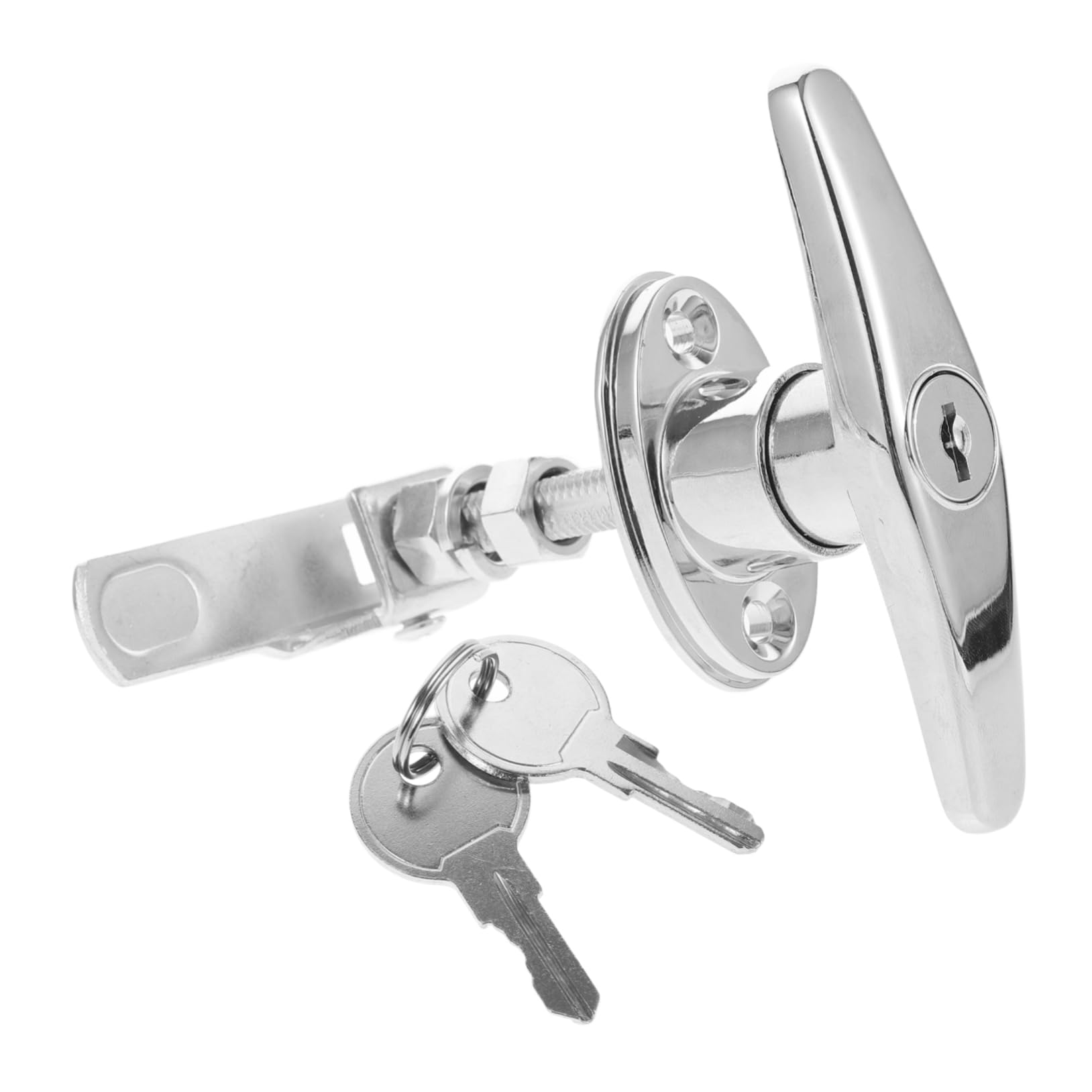 Operitacx 5 Ensembles Serrure de poignée de porte d'armoire électrique Serrure de boîte à outils de cabinet en zinc s de tiroir de bureau s de boîte aux lettres