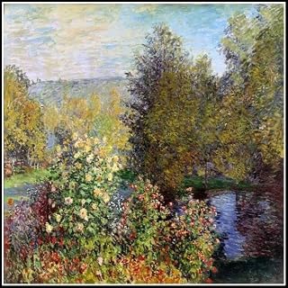 Agapanthus Flowers Painting by Claude Monet Diamond Painting Kits for Adults, 5D Crystal Diamonds Art with Accessories Tools, Picture DIY Art Craft for Home Décor Gift