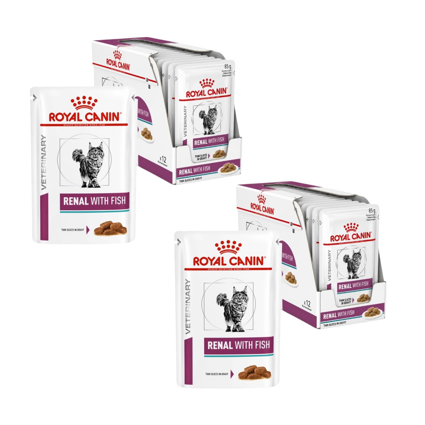 Double pack Royal Canin Renal – Veterinary Diet Tuna