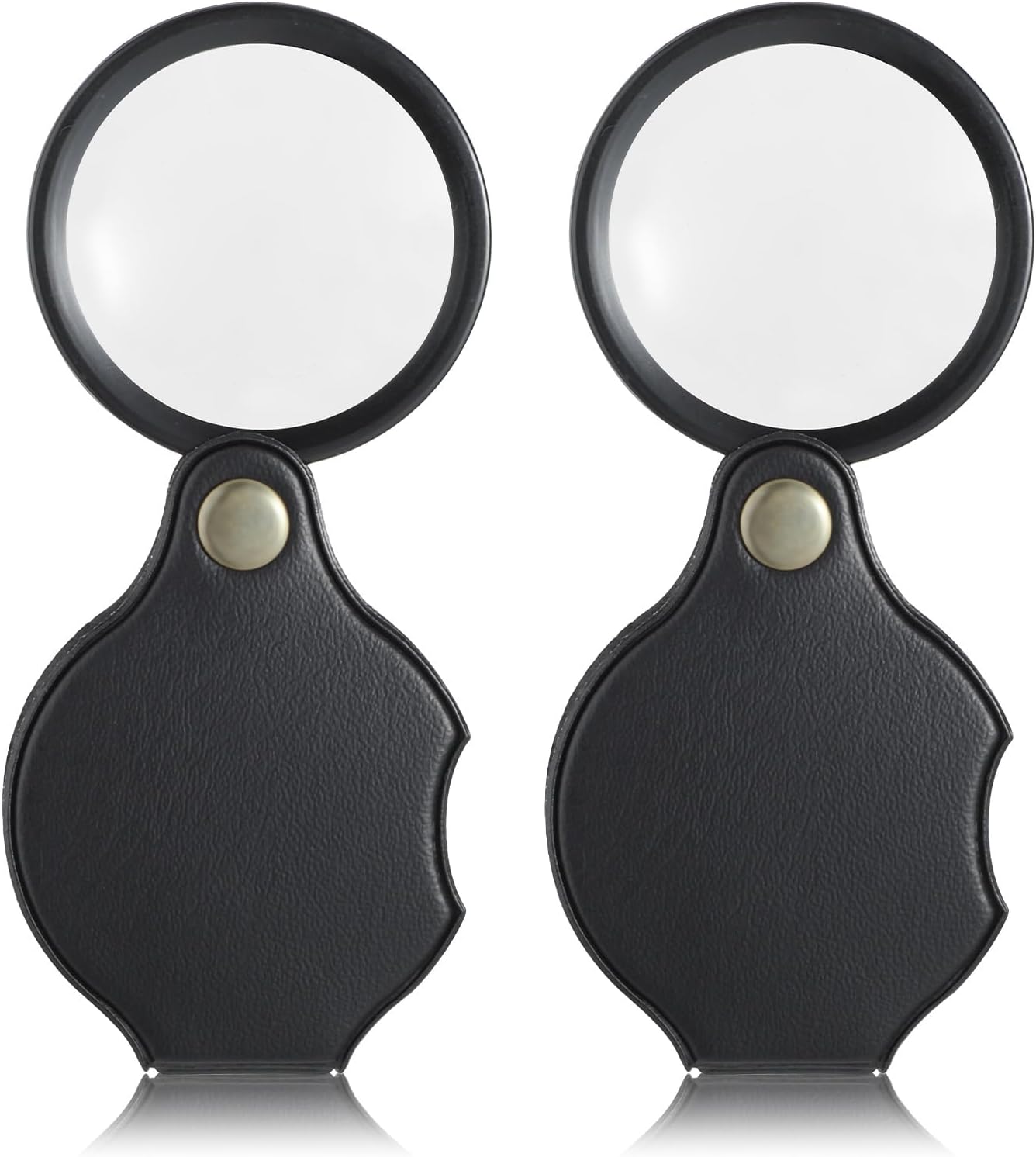 2Pcs 10X Small Magnifying Glasses for Kids/Senior Pocket Magnifier Mini Folding Hand Held Magnify with Rotating Aid Protective Cover Ideal for Seniors Reading Close Work About 50 Mm Diameter 2Pcs 10X Small Magnifying Glasses for Kids/Senior Pocket Magnifier Mini Folding Hand Held Magnify with Rotating Aid Protective Cover Ideal for Seniors Reading Close Work About 50 Mm Diameter