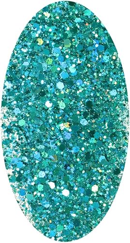 Vista 30 de Brillantina gruesa iridiscente de 3.53 oz, multiuso mixto para artes y manualidades, decoración de copas de vino, bodas, flores, cosméticos