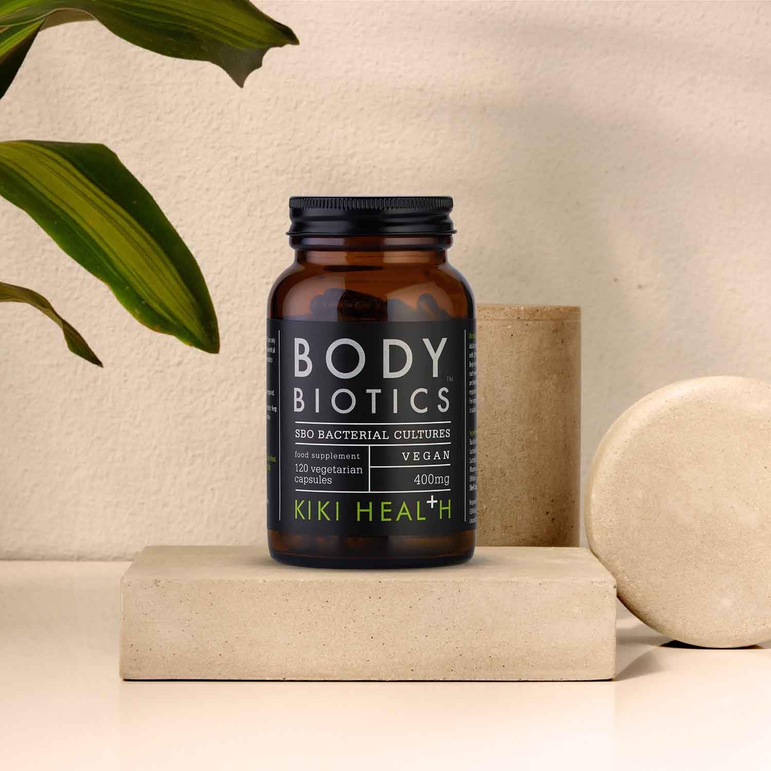 KIKI Health Body Biotics for Men & Women | Probiotics Supplement | Strengthens Digestive & Gut Health | Reduces Bloating | Dietary Probiotics for Colon & Immune Health | Promotes Wellness (120 Count)