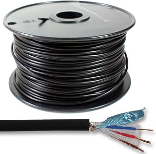 50m –2 Core PRO Audio Microphone Cable– Double Shielded/Screened Pure Copper XLR