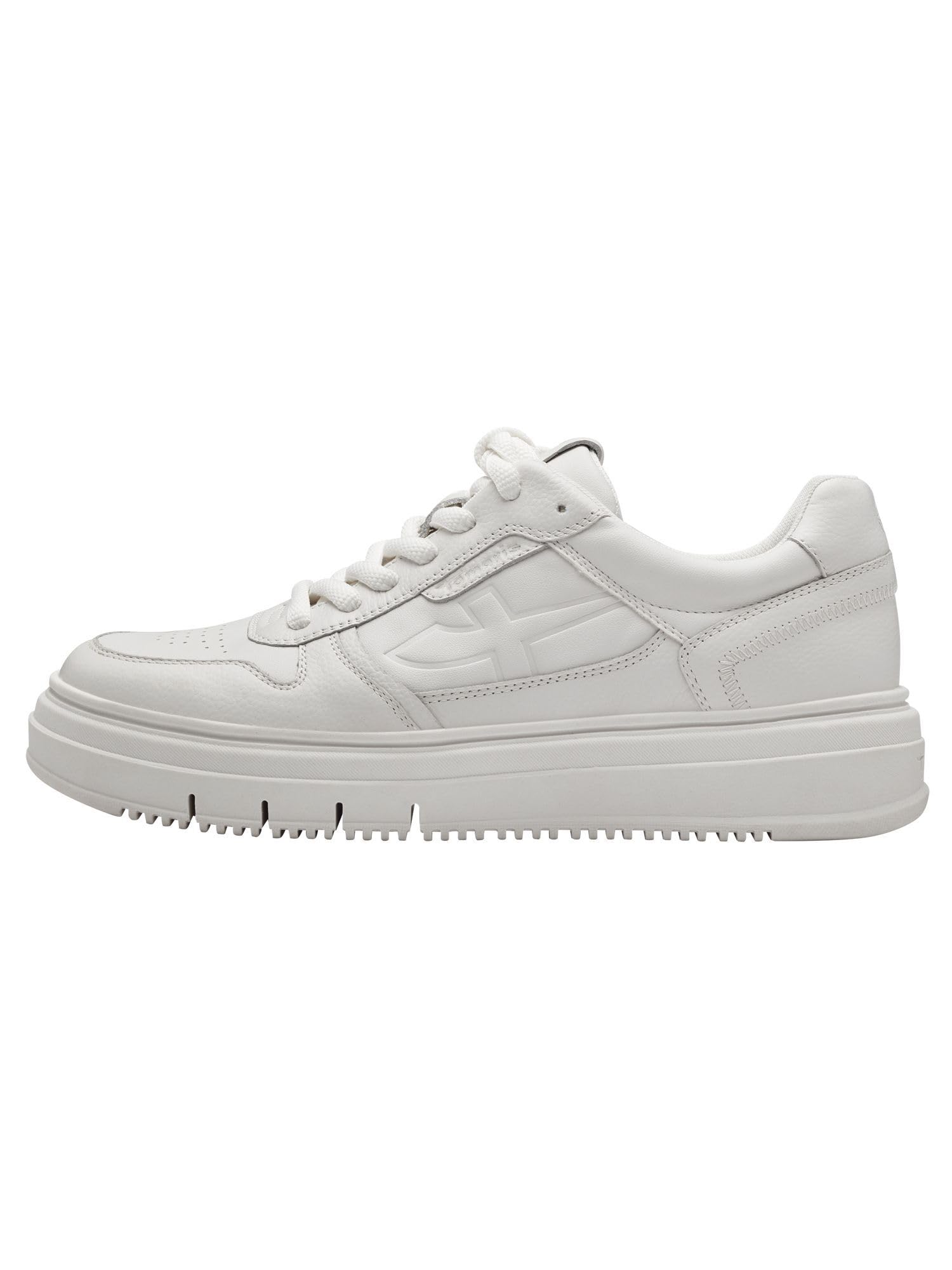 Tamaris Women's 1-23746-43 Lace-up, Plain White, 7.5 UK