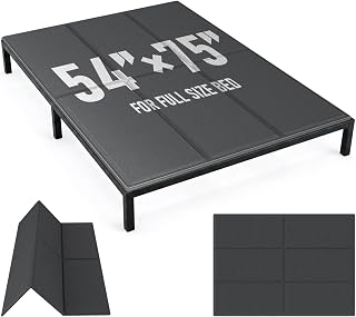 Bunkie Board Full Size (54x75''), 10mm Bed Boards for Under Mattress, Breathable, Noise Minimizing, Moisture Resistant Bunkieboards, Heavy Duty Bed Support Board for Platform & Slatted Frames