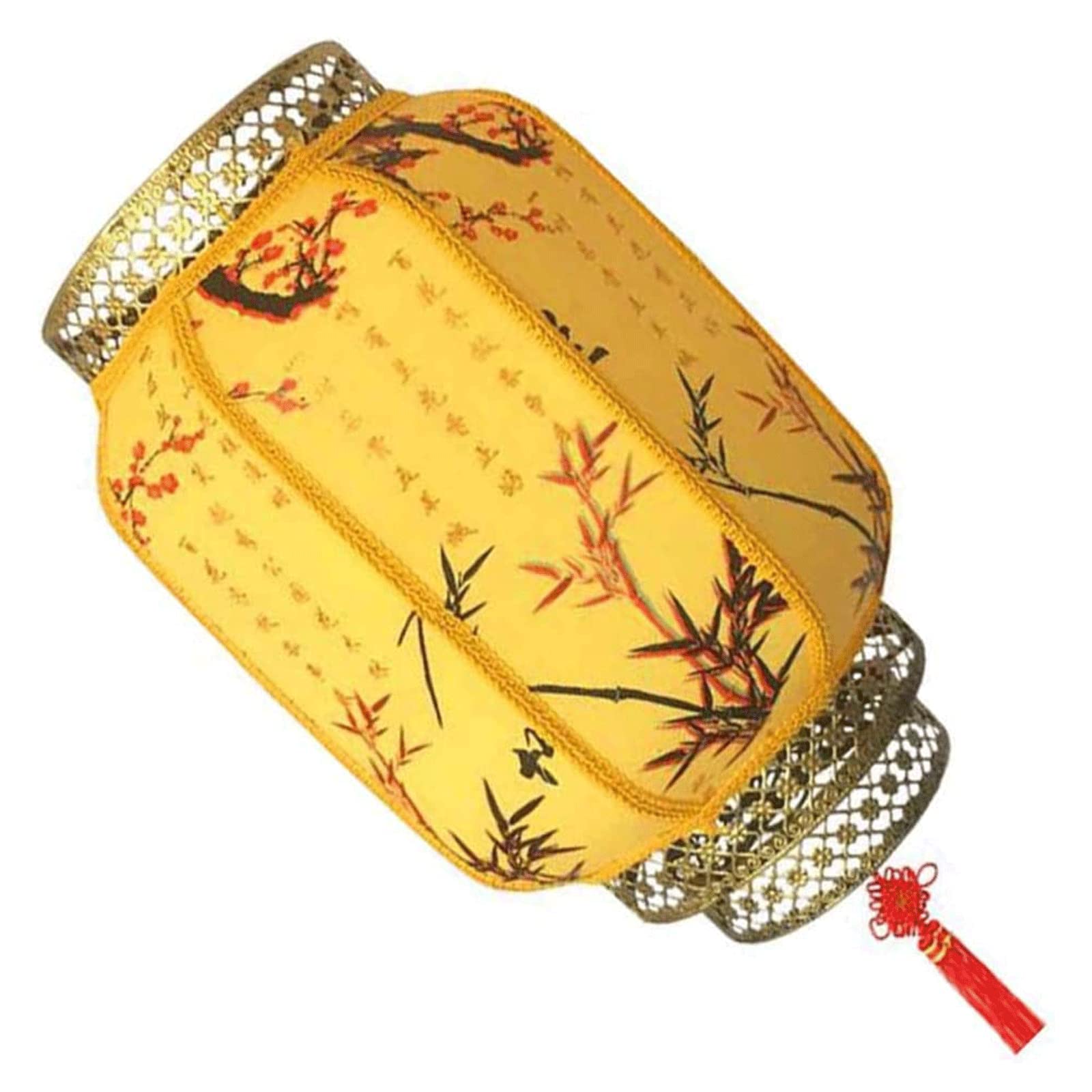 Papierowa latarnia Chinese hangende lantaarn buiten 30 cm pruim orchidee bamboe chrysant patroon klassieke lantaarn voor tuindecoratie lampiony