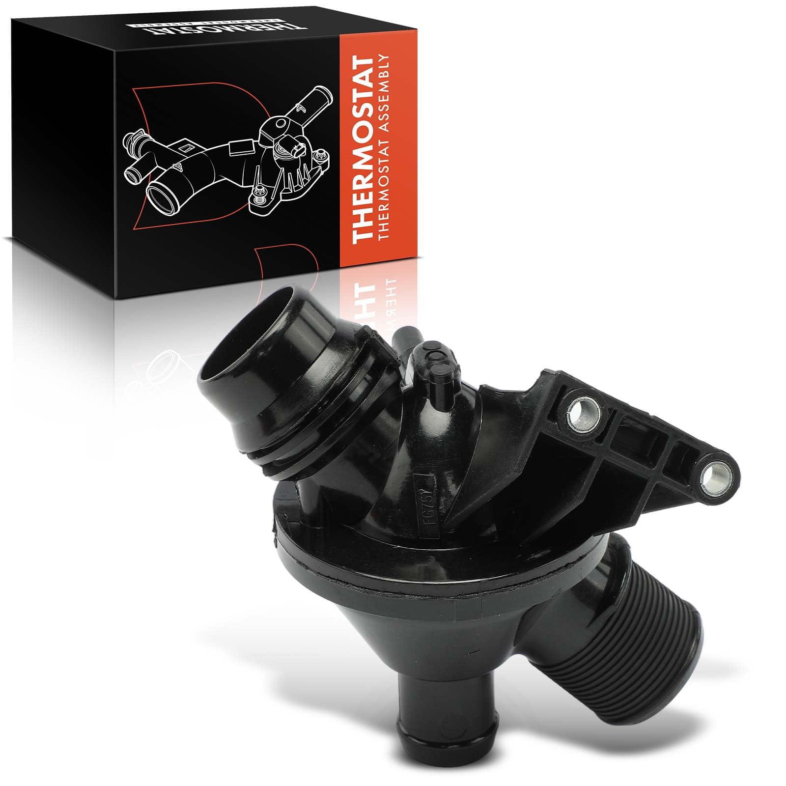 Frankberg Termostato Liquido di raffreddamento Regolatore del liquido di | Compatibile con: Z4 R.o.a.d.s.t.e.r E89, Serie 5 F10, X1 E84, 4 Cabriolet F33 F83, X5 F15 F85, 4 Gran Coupé F36