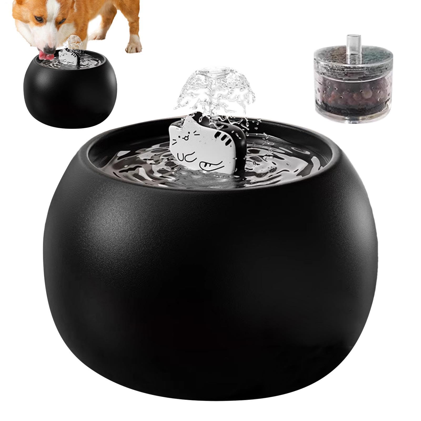 Fuente para Gatos Fuentes De Agua Desmontables Para Gatos En Interior | Dispensador Eléctrico Recargable Donde Tus Y Cachorros Pueden Beber Agua En Interiores Y Exteriores