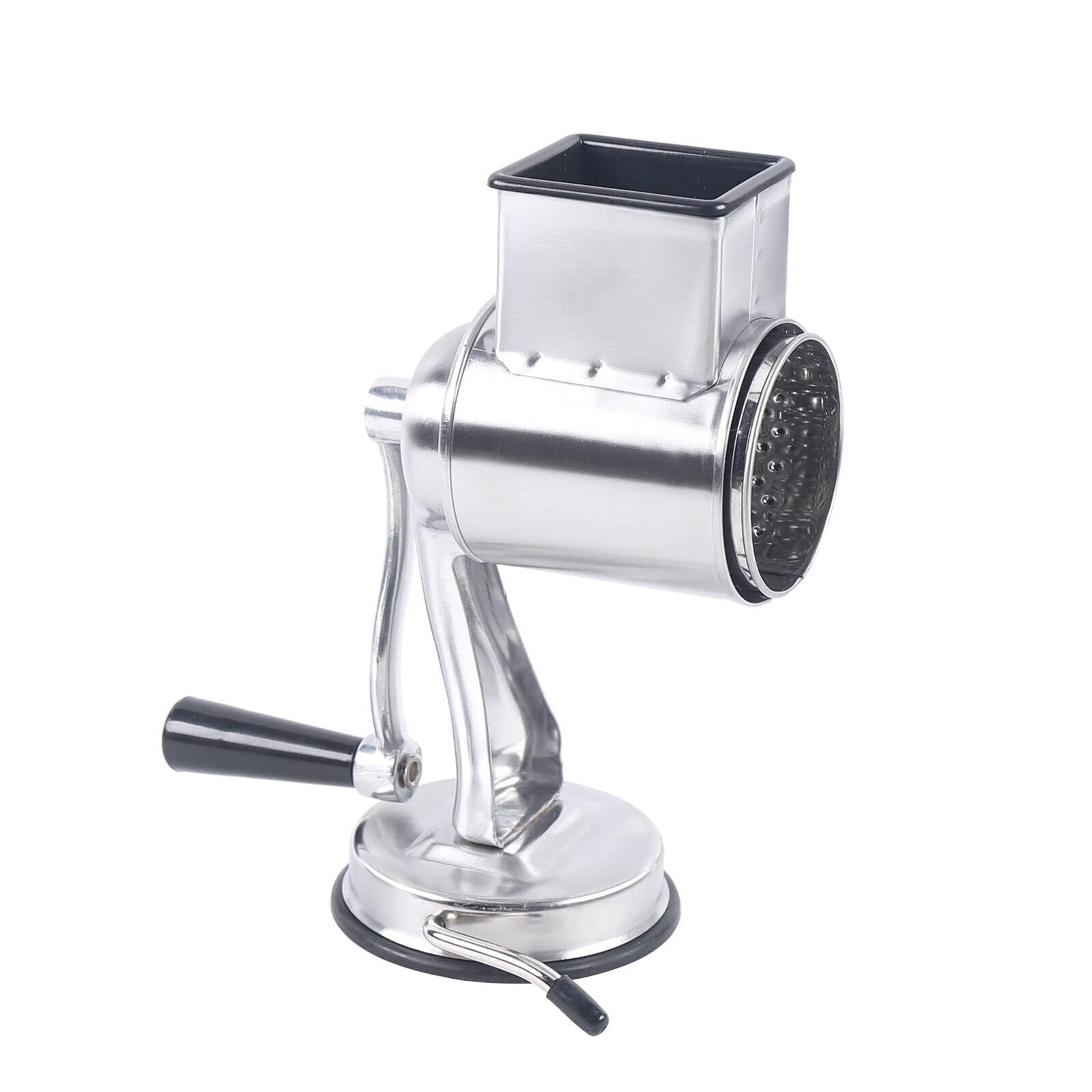 Affettatrice per verdure, grattugia a tamburo con 5 tamburi in acciaio inox, grattugia manuale per patate, grattugia da cucina multifunzionale per tagliare frutta e verdura
