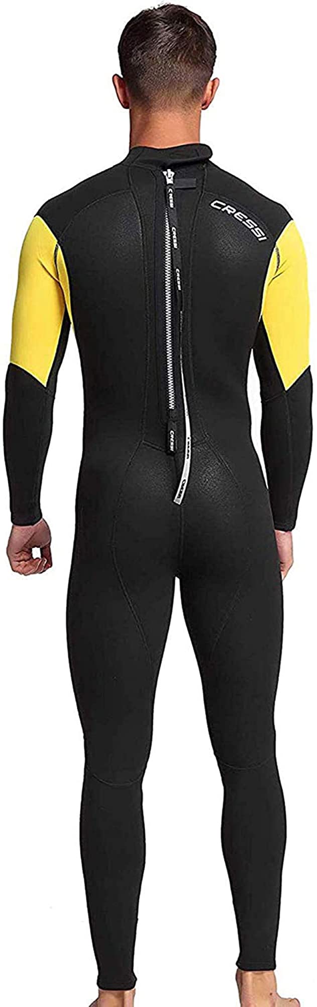 Cressi Morea Man Monopiece Wetsuit 3 mm - Muta Monopezzo senza Cappuccio Neoprene Ultrastretch, per Uomo - 3