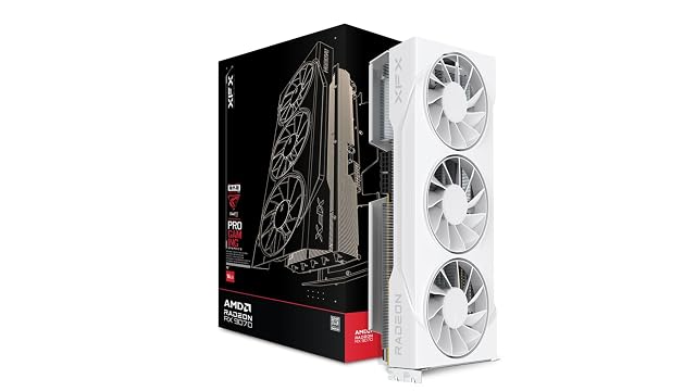 XFX RX 9070 Swift Triple-Fan White 16GB OC GDDR6 White
