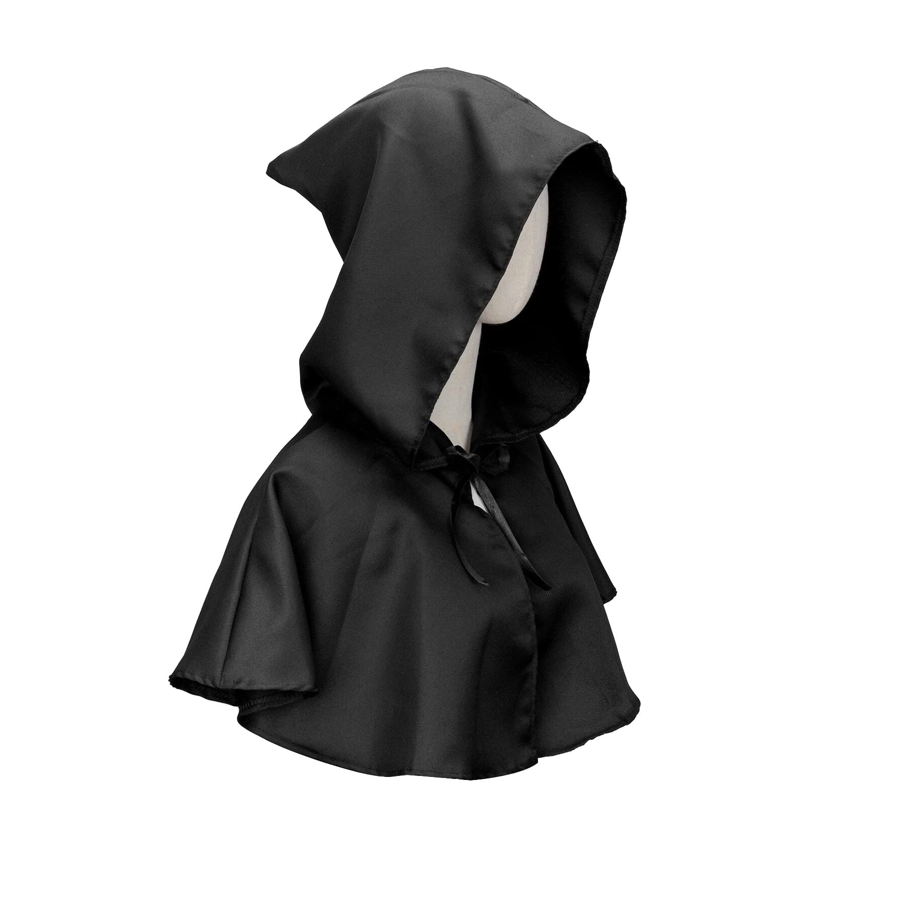Halloween Gugel Mantel Mittelalter Gugel Kapuzen Medieval Wicca Pagan Haube Hut Cosplay Kostüm für Herren & Damen Halloweenkostüm Karneval Fasching Kleidung Dress-up Prop