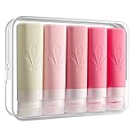 INSFIT Travel Bottles for Toiletries, TSA Approved 3oz Travel Size Toiletries, BPA Free Leak Proof Squeezable Silicone Tubes Travel Essentials for Shampoo Conditioner Lotion Soap
