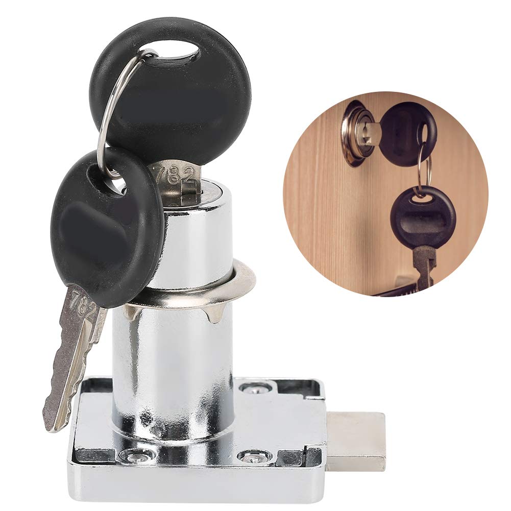 Cerradura Cajón 38mm con Llaves - 3 Juegos para Muebles, Escritorio, Armario, Buzón | Fácil Instalación | Segura | Versátil | Garantía