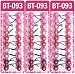 Cripsy Collection Girls Twinbead Multi Cute Design Ponytail Elastics Pack of 3 Selection (BT07)