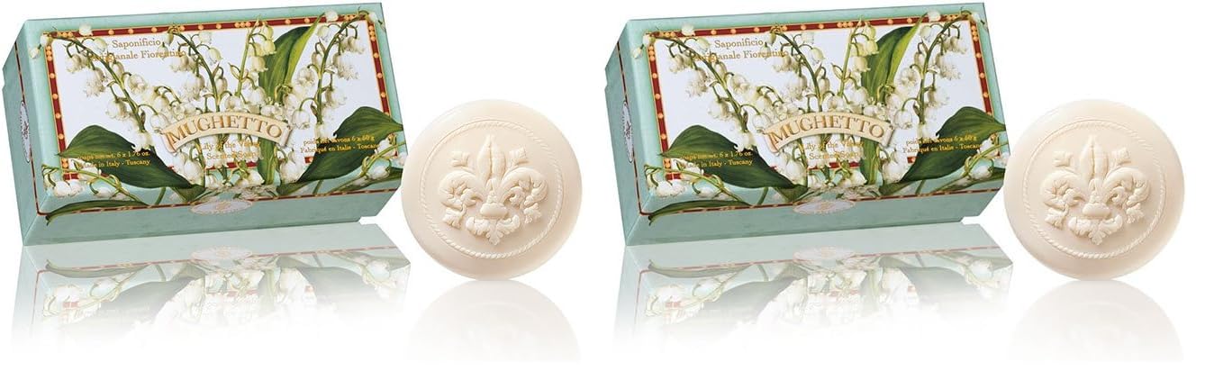 Saponificio Artigianale Fiorentino Sabun 6x50 Gr - Lily Of The Valley (2 paketi)