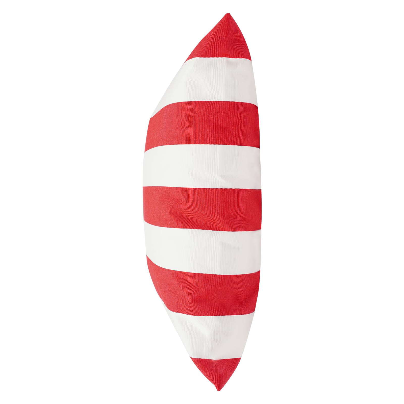 Cuscino decorativo impermeabile, rosso e bianco, per esterni