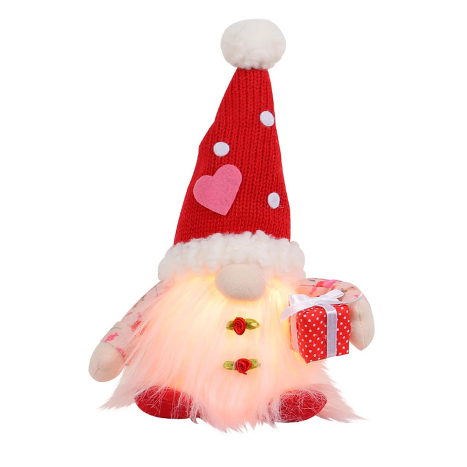 Tsophreniq Men's A Unique Valentine ' S Day Faceless Led Light Handcrafts Dolls For Your Loved Gift Festive Touch Figurine Rtificial
