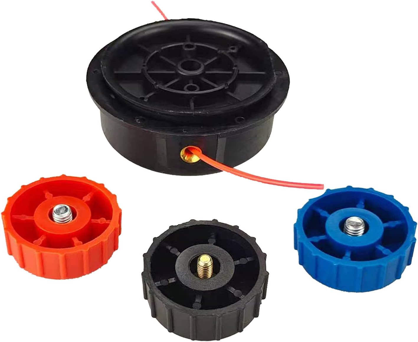 2 Pack Dual Line Trimmer Bump Head for Bolens BL110 Trimmer Head Ryobi SS30 BC30 RY30240 30cc fits Homelite ST155 ST165 ST175 ST275 ST285 String Trimmer Replaces DA04591A UP04650A