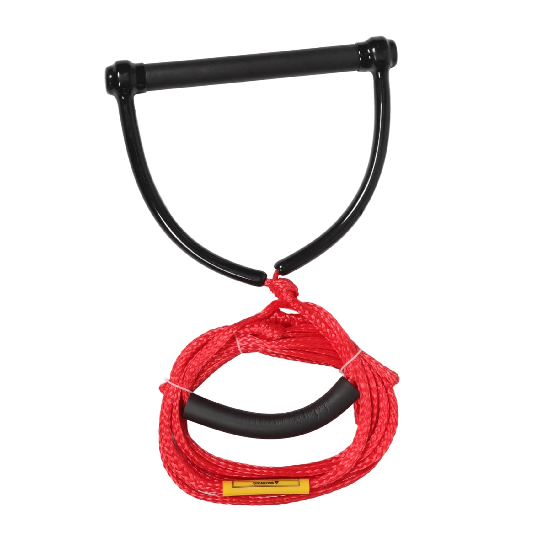 Wasserskiseil mit Griff für Slalom Wasserski und Wassersport, Rot