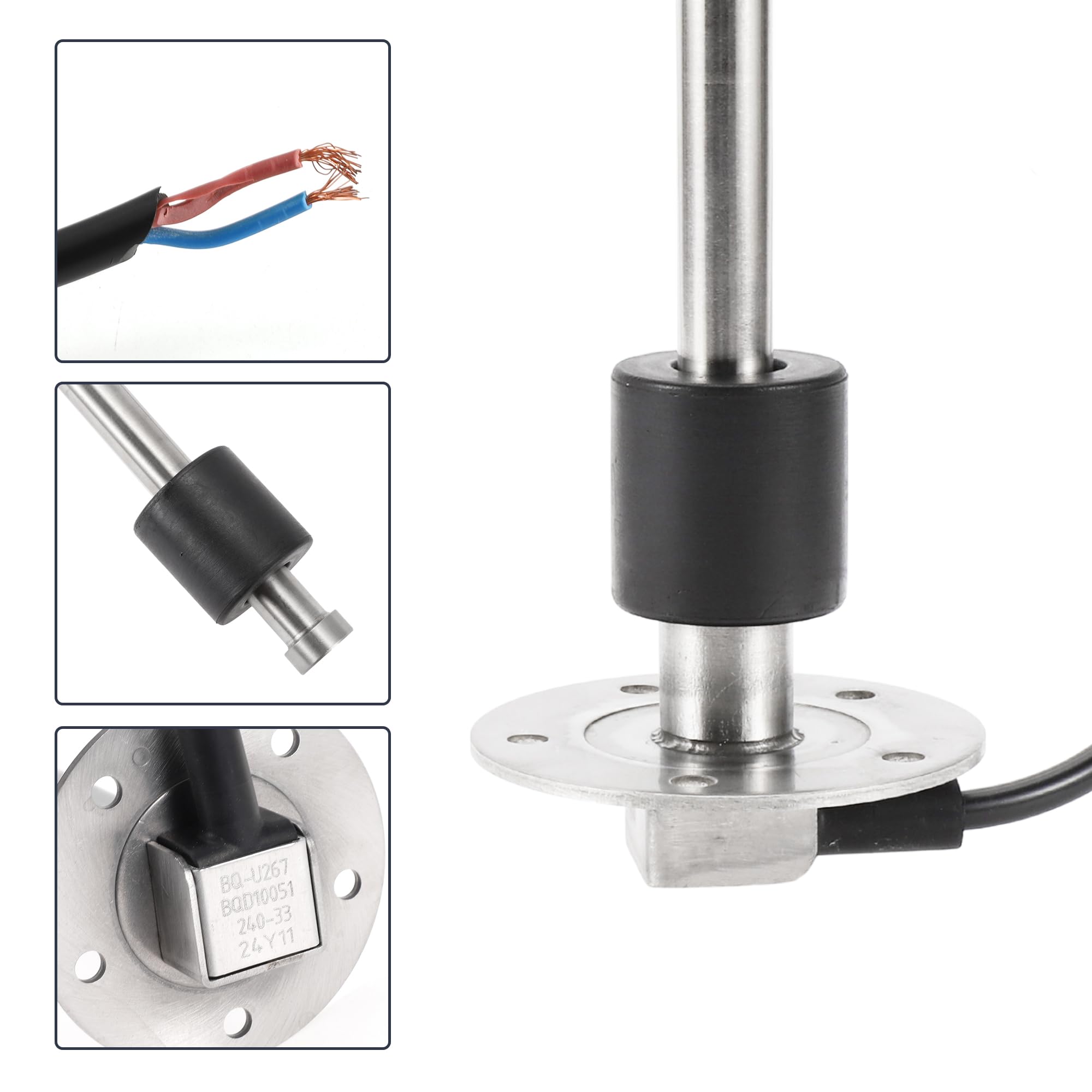 Jauge Et Unité D'Envoi Carburant 240-33 Ohm Pour Bateau 1pc