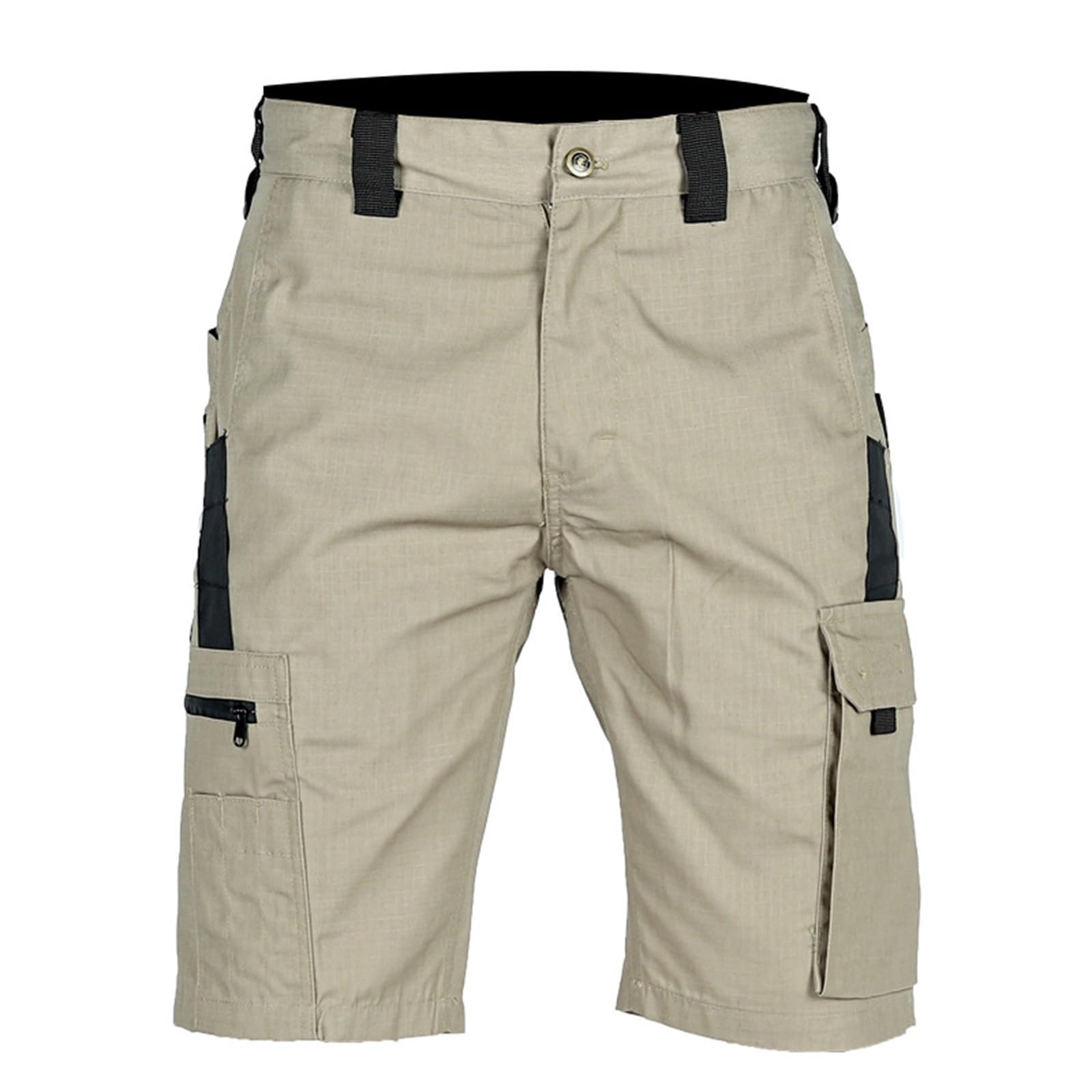 Herren Outdoor Caprihose Sommer Trainingsshorts mit Gurtband Taille