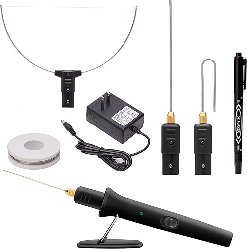 Cortador de espuma de alambre caliente, herramienta de corte de espuma eléctrica 4 en 1, cortador de espuma de poliestireno de 100-240V18w con