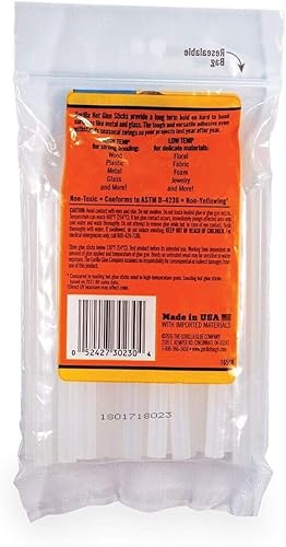 Miniatura 6 de Gorilla Kit de pistola de pegamento caliente de doble temperatura con 30 barras de pegamento caliente, 1 paquete - pistola de pegamento + 30 varillas
