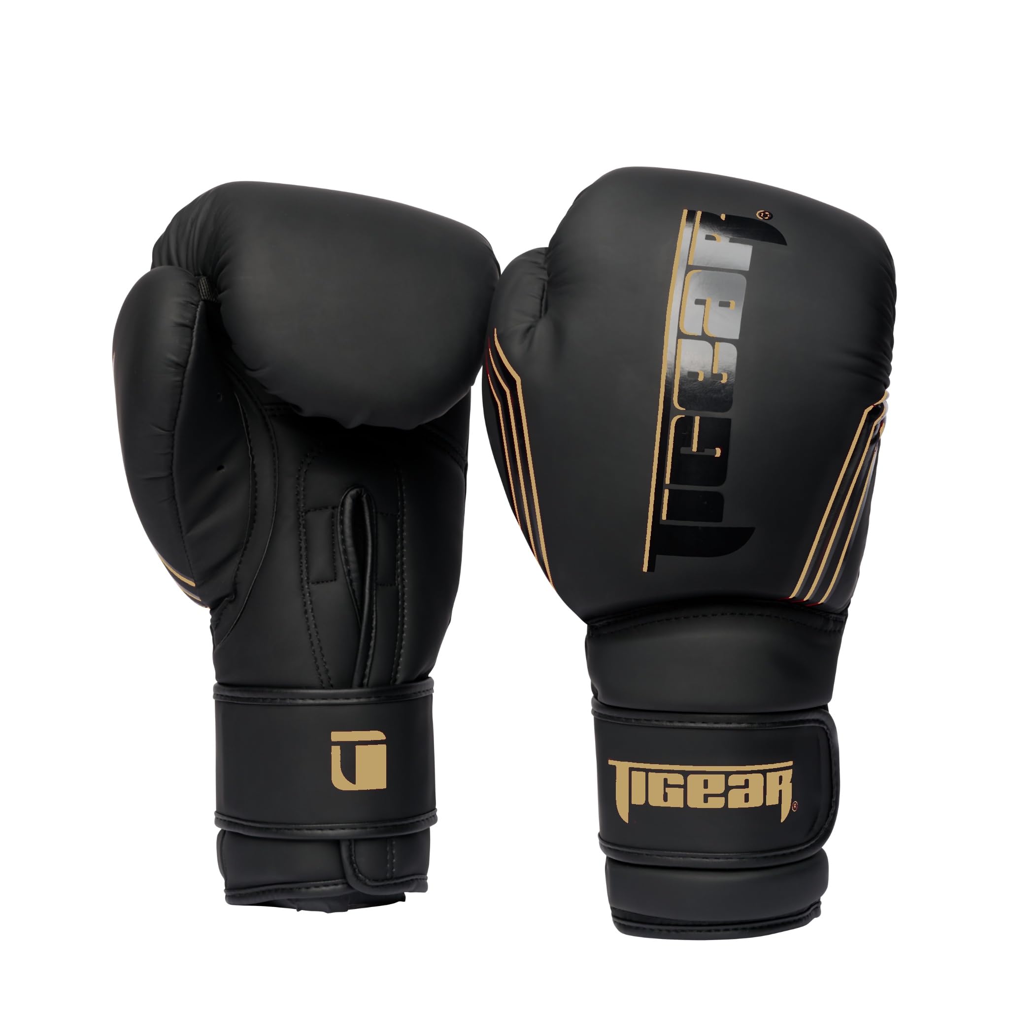 Tigear Surge Pro Boxing Gloves for Men Women &amp; Kids | Engineered Leather Muay Thai Gloves, MMA Gear, Kickboxing Heavy Bag Training and Sparring
