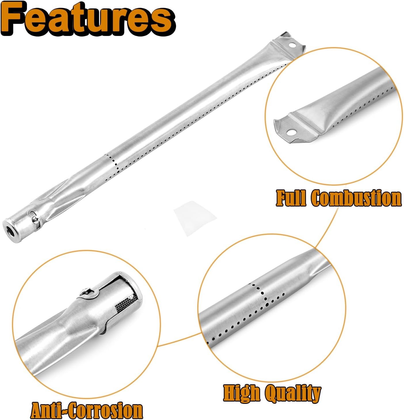GR2205723-OG-00 Grill Replacement Parts for Outdoor Gourmet Grill Parts 6 Burner GR2323101-OG-00 FSOGBG1108 162193 Outdoor Gourmet UFHP2 Heat Plates GAS-6B0001 Burner ELE-5B0001 Igniter