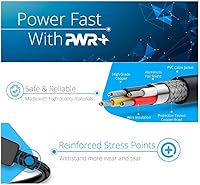 Vista 4 de Cable de alimentación de TV de 12 pies para Samsung LG TCL Sony: Apple Tv Insignia Sharp Toshiba JVC Hisense 4k 8k UHD Crystal Tizen Smart Roku