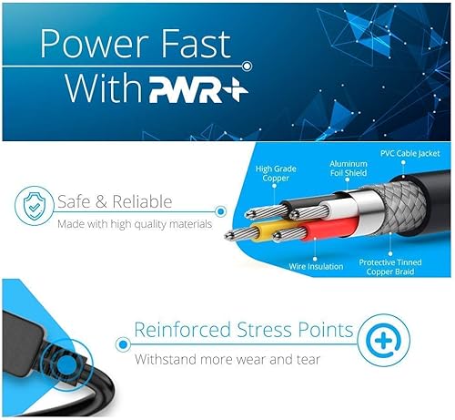 Miniatura 3 de Cable de alimentación de TV de 12 pies para Samsung LG TCL Sony: Apple Tv Insignia Sharp Toshiba JVC Hisense 4k 8k UHD Crystal Tizen Smart Roku