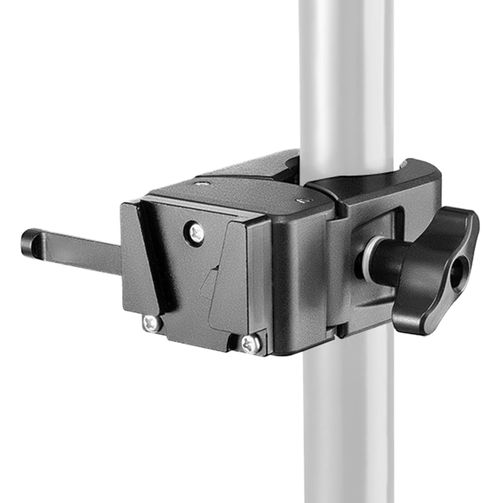 Pinza rápida ligera de garra con soporte de batería V Mount para videógrafos 8