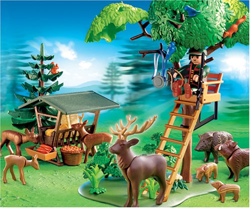 Preisvergleich Produktbild PLAYMOBIL® 4208 - Hochsitz mit Wildfütterung