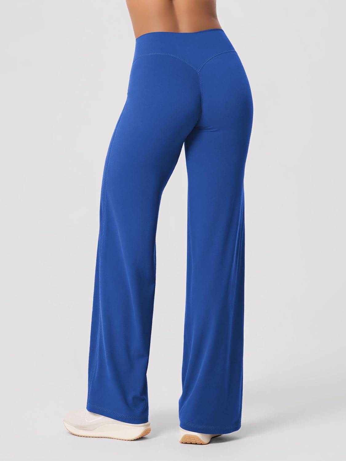 ODODOS Hidden Scrunch Butt Lifting Straight Leg Leggings for Women - No Front Seam High Waist Yoga Pants, 31" Inseam