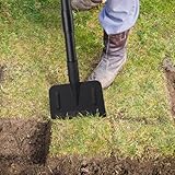 JAOTREL Flat Shovel,Snow Shovel, Ice Scraper, 54 inch Snow Ice Chopper for Walkway, Ice Removal Tool for Road Outdoor Garden Cleaning Scraper, Weed Remove Tool for Lawn Edging, Driveway Weeding Tool