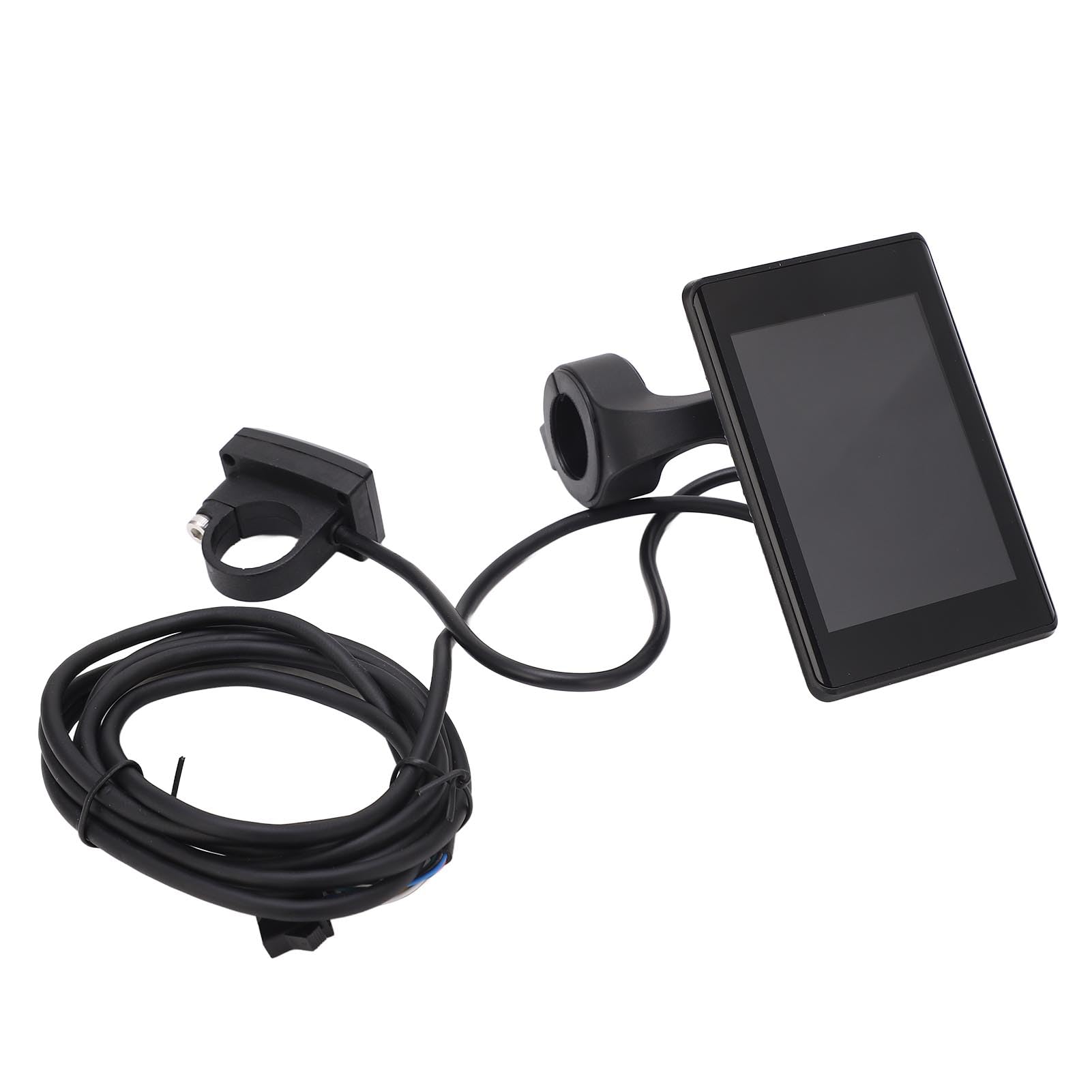 Parte di sostituzione del misuratore del display LCD in bici elettrica con materiale ABS per visione e stabilità dei dati convenienti adatti per manubrio da 22,2 mm
