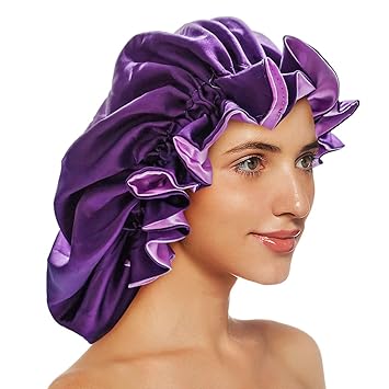Oversized satin bonnet Clearance