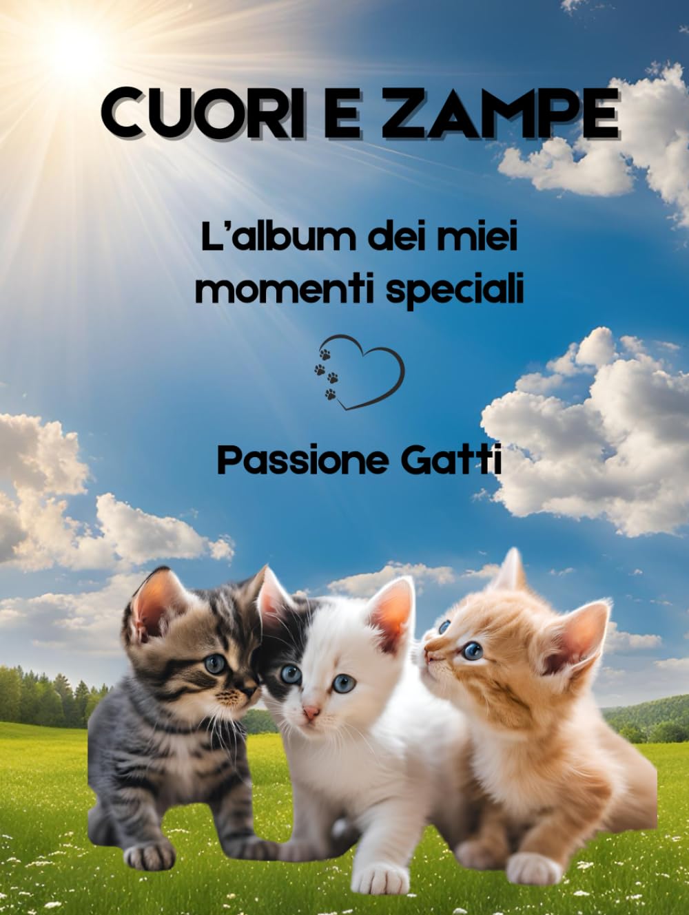 Album souvenirs Cuori e Zampe pour les moments précieux de votre animal de compagnie