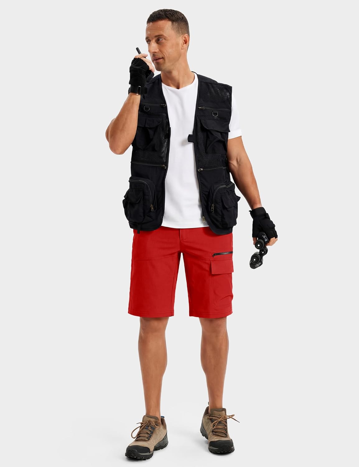 TACVASEN Men's Summer Outdoor Shorts Quick Dry Water Resistant Cargo Casual Golf Work Hiking Shorts (NO Belt) - Image 4