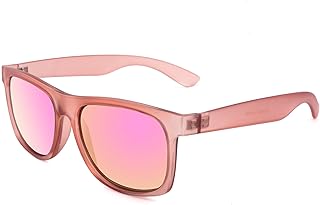 SOPHILY Full Reader Sunglasses Women Men, Womens Mens Reading Sun Glasses Mirroed Pink Blue Lenses Outdoor Not Bifocal Mirrored Pink, 1.5