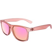 Full Reader Sunglasses Women Men, Womens Mens Reading Sun Glasses Mirroed Pink Blue Lenses Outdoor Not Bifocal Mirrored Pink, 2.0